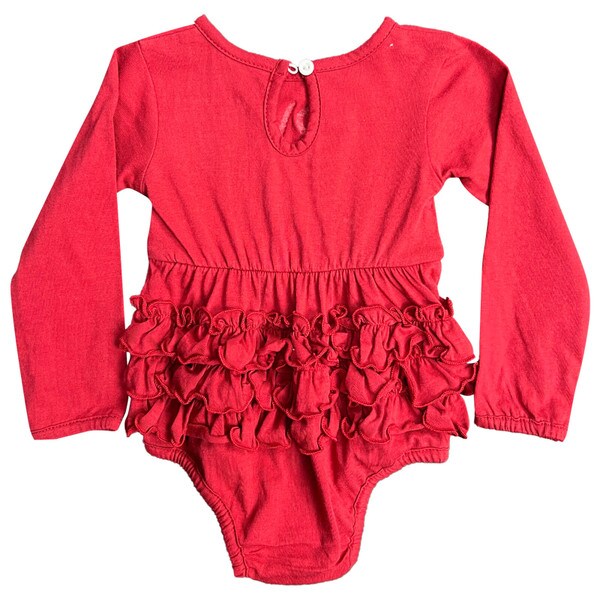 Colosseum Infant I-State Love Cardinal Ruffle Butt Onesie